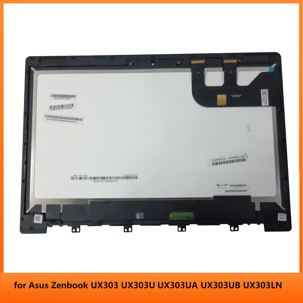 

13.3 Inch for Asus Zenbook UX303 UX303U UX303UA UX303UB UX303LN FHD QHD LCD Screen Touch Digitizer Glass Assembly with Bezel