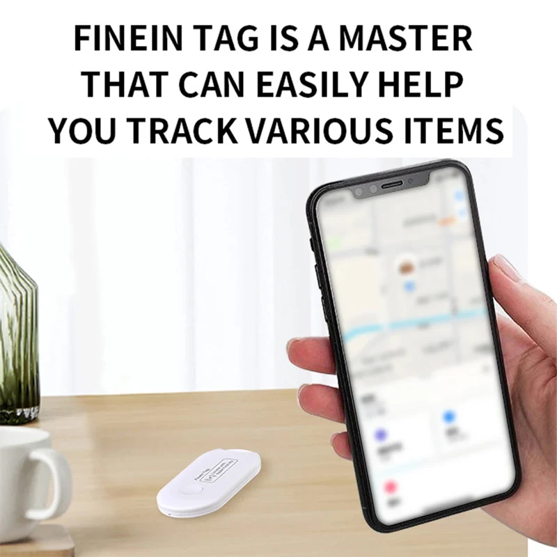 4PCS Bluetooth Tracker Works With Apple Find My Keys Finder and Item Tracker Tags MFI Certification for Car Keys and Phones Bags
