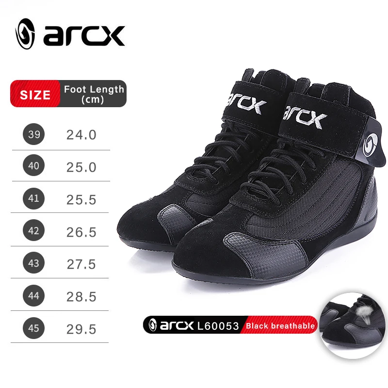 thumbnail image 1 of Botas de combate para motocicleta ARCX, para carreras, senderismo, trabajo al aire libre, zapatos de media caña para hombres, 1 of 5