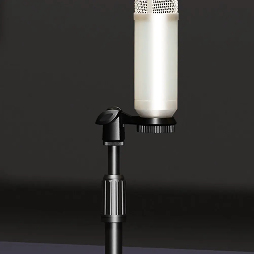 4Pcs 범용 마이크 스탠드 클립 마이크 홀더 클립 270도 회전 데스크 사용 팟캐스트 강의 비디오 채팅