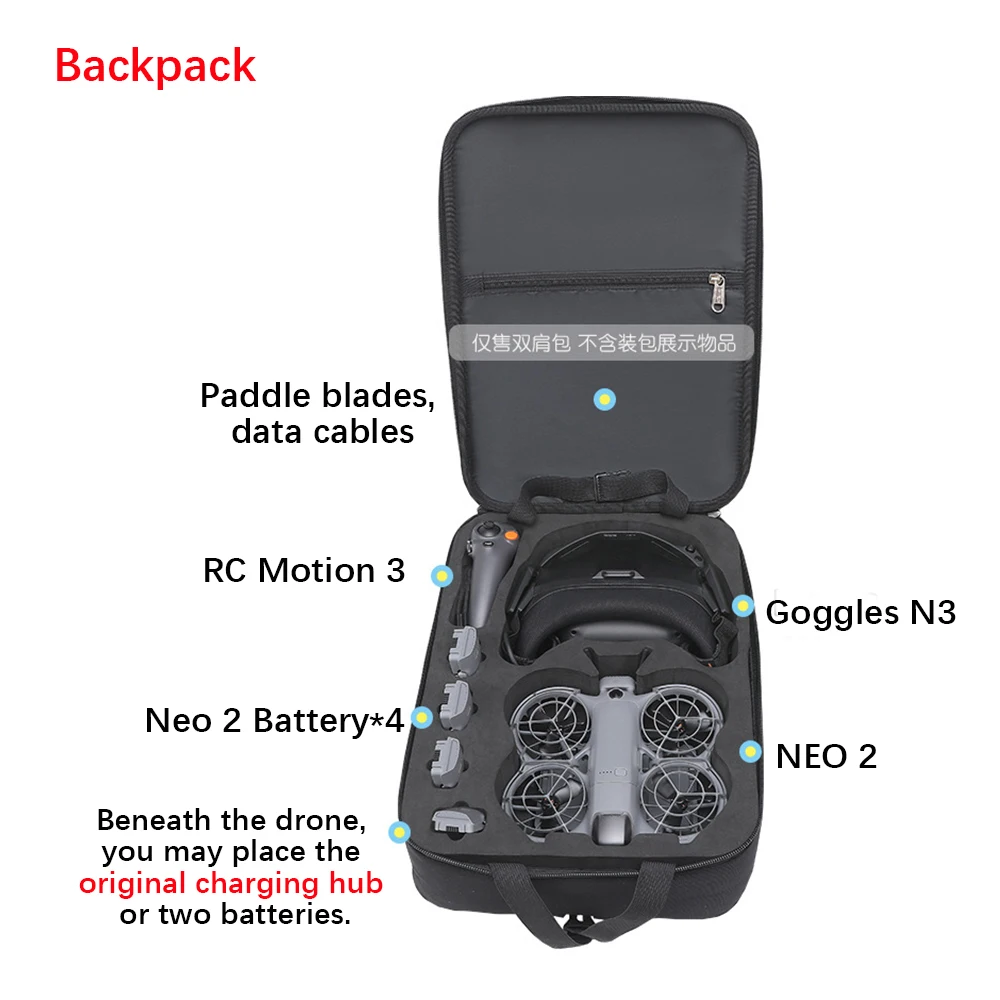 Lokyoyo Harte Tragetasche für DJI Neo Motion Fly More Combo