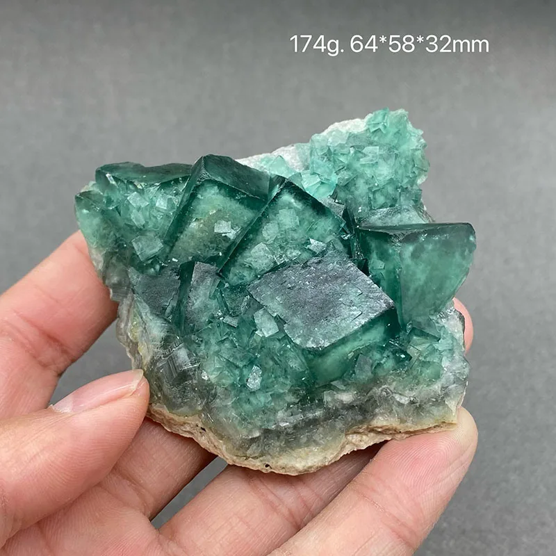 100% Natural green fluorite Mineral specimen cluster Stones and crystals Healing crystal Free shipping