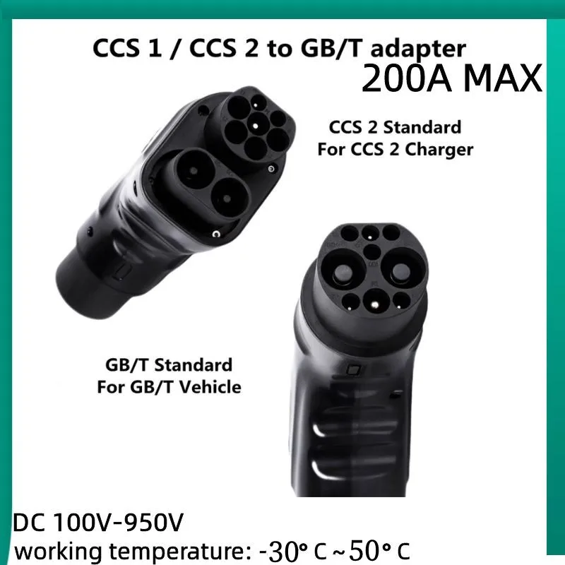 

200A DC COMBO CCS 1 to GB/T CCS 2 to GB/T Plug Electric Vehicle Charging Adaptor EV Charger Adapter For Car Chargers