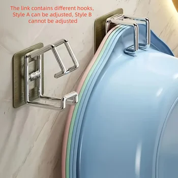 Stainless Steel Basin Hooks 1