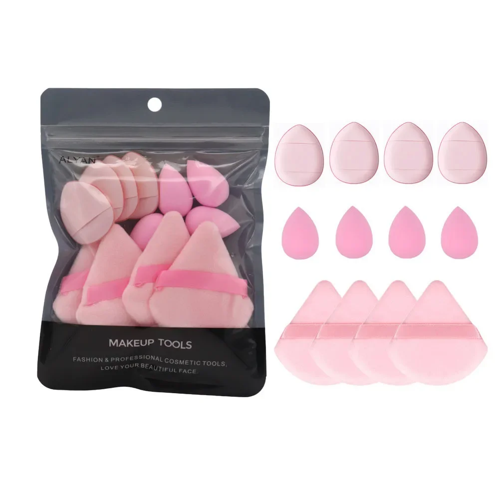 

12pcs Makeup Sponge Blender Beauty Egg Cosmetic Puff Soft Foundation Sponges Powder Puff Beauty Tools Women Make Up Accessories