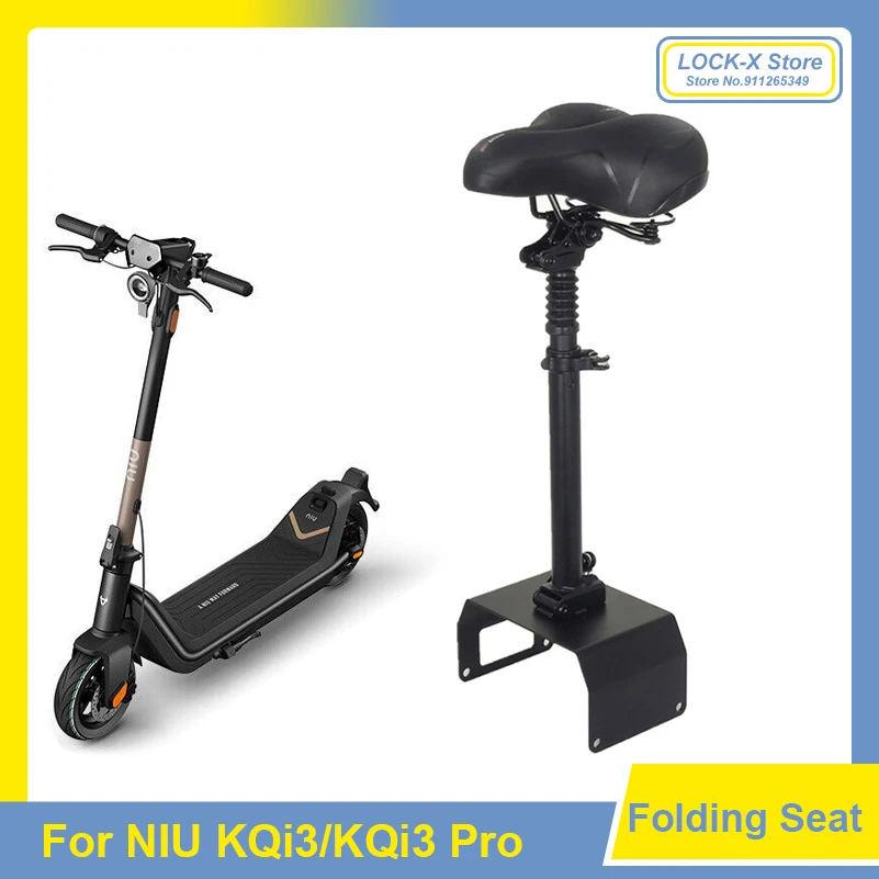 For NIU KQi3/KQi3 pro Electric Scooter Seat with Shock Absorption