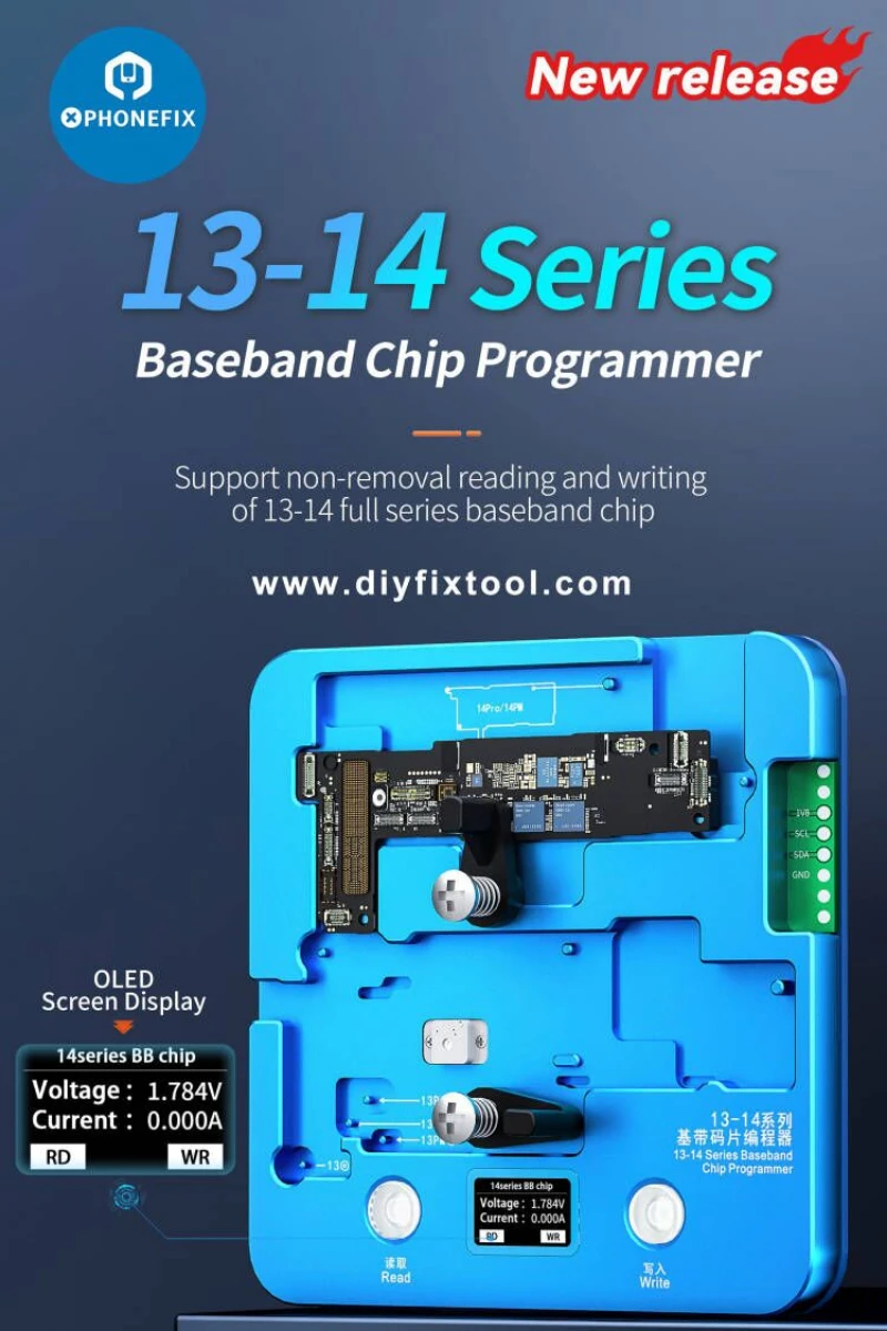 JC X14 Series Baseband Chip Nonremoval Programmer Intel