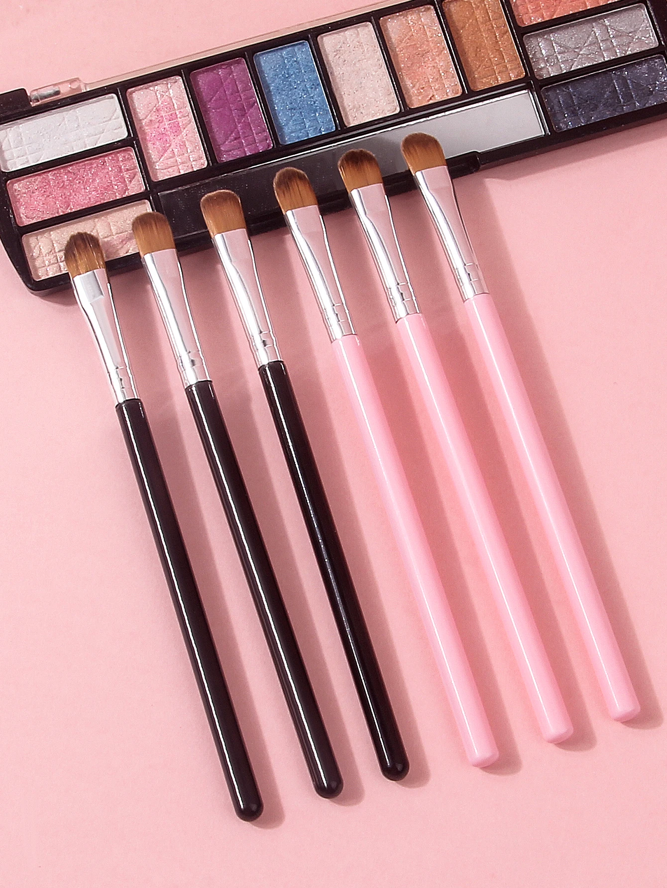 6PCS Multifunctional Eyeshadow Brush Set, Precision Detailing Concealer Blending Shading Brushes for Makeup & Nail Art Tools 5
