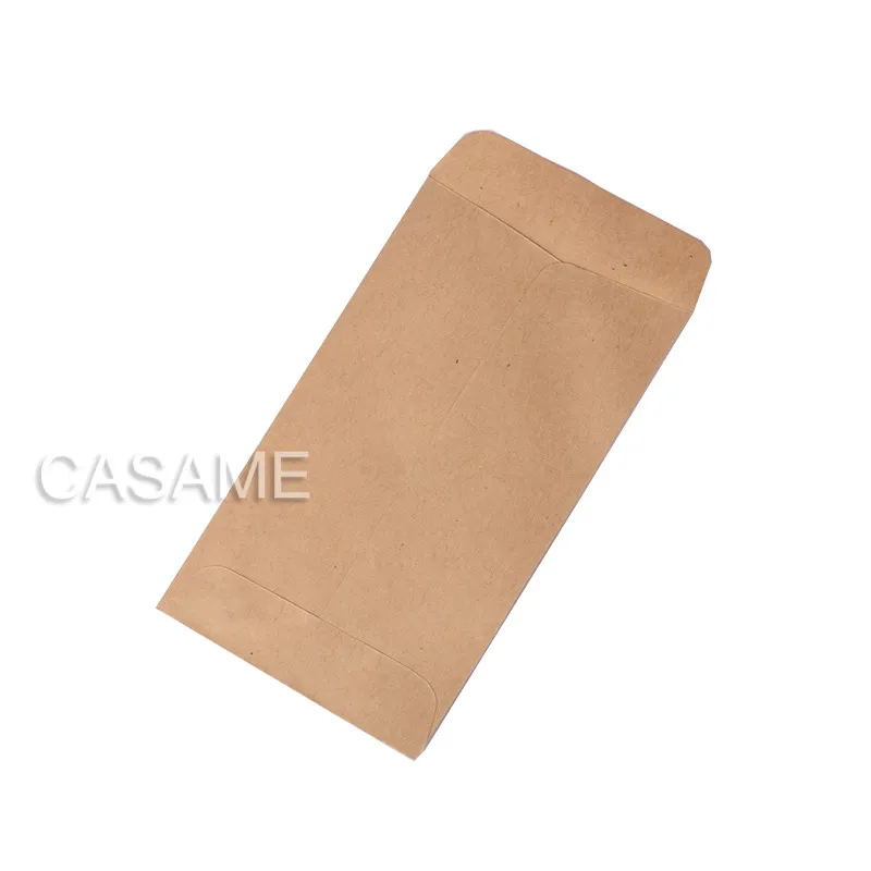 6x10cm Pouch Paper Bag Gift Wedding Decoration Packaging Cute Candy Baby Shower Guest Small Mini Kraft Craft Brown Pink Blue