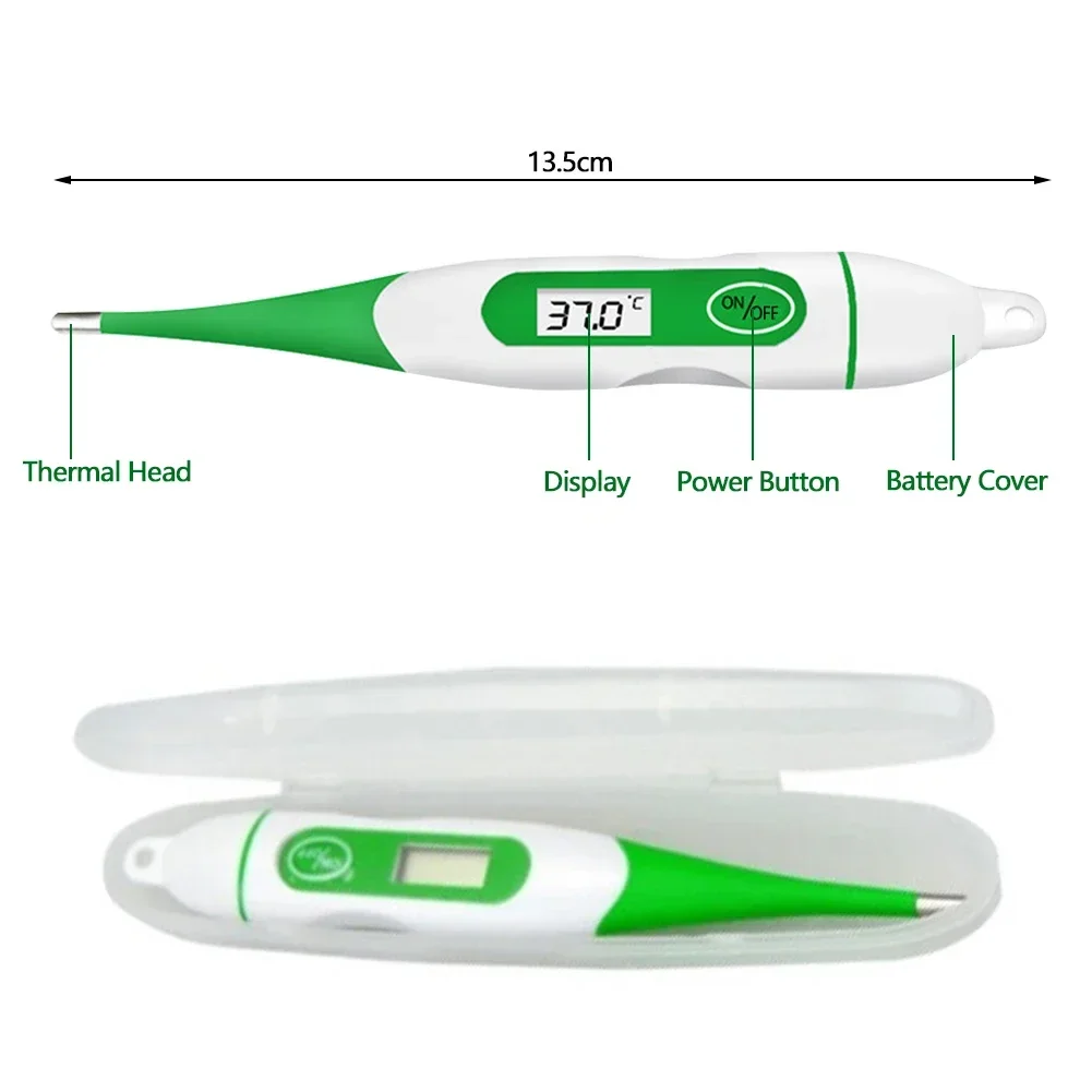 Digital LCD Animal Thermometer Farm Pig Cow Sheep Dog Cat Thermometer Animals Electronic Tools Veterinaria Supplies