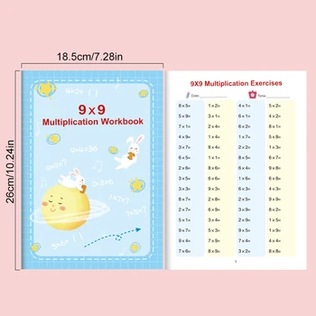 Math Multiplication and Division Practice Book within the 99 Times Table - Perfect for Learning Math Skills 2