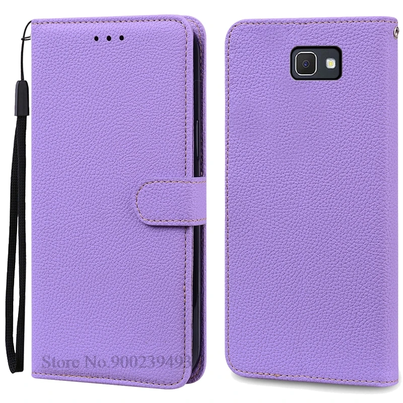 Leather Wallet Flip Cover for Samsung Galaxy J7 Prime