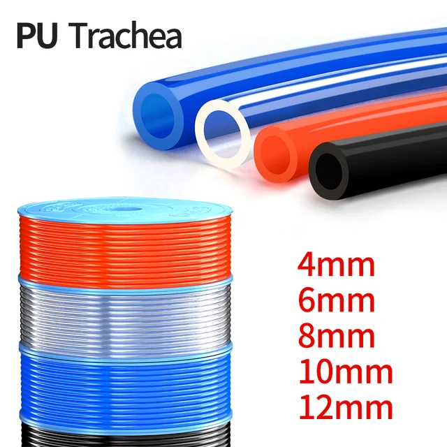 10M/20M/50M/100M Air Component Hose Polyurethane Tubing 4mm 6mm 8mm 10mm 12mm Pipe Line Hose Pneumatic Tube for Compressor 1