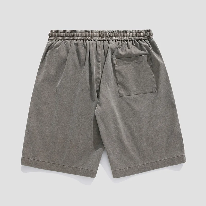 Summer For Teenagers High Quality Brand Casual Retro Wash Pure Cotton Sports Shorts Baggy Shorts 2023 Harajuku Joggers Men