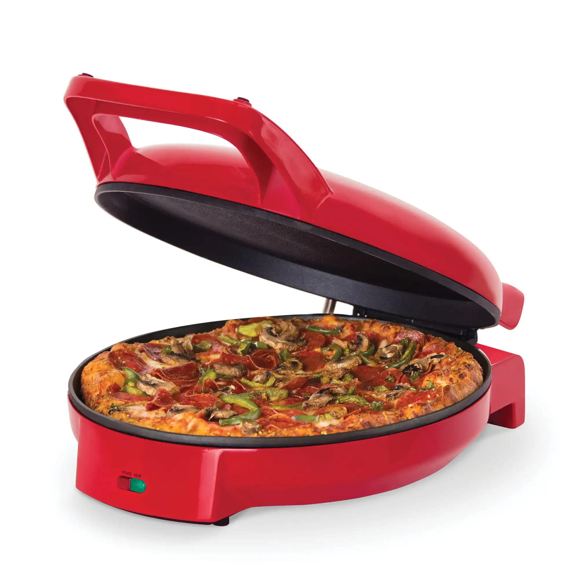 

Rise by Dash 12 inch Pizza Maker and Skillet, 12 inch, Red