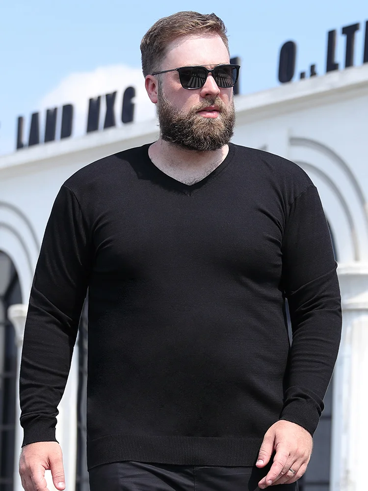 

Baisheng Fox Thin Plus Fat Round Neck Knit