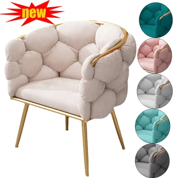 Light Luxury Fluffy Nordic Single Sofa Chair 1