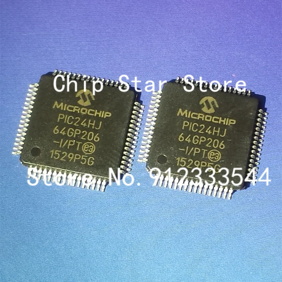 2-50pcs PIC24HJ64GP206 PIC24HJ64GP206-I/PT TQFP100 16Bit ...