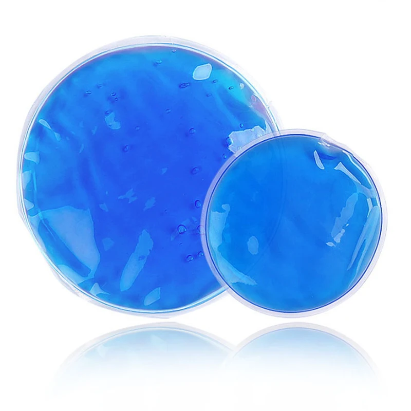 Reusable Ice Cold Gel Pack Therapy Microwaveable Heat Pain Relief For Cold & Hot Therapy Bags 1pc 7cm Or 10cm Round Shape 5