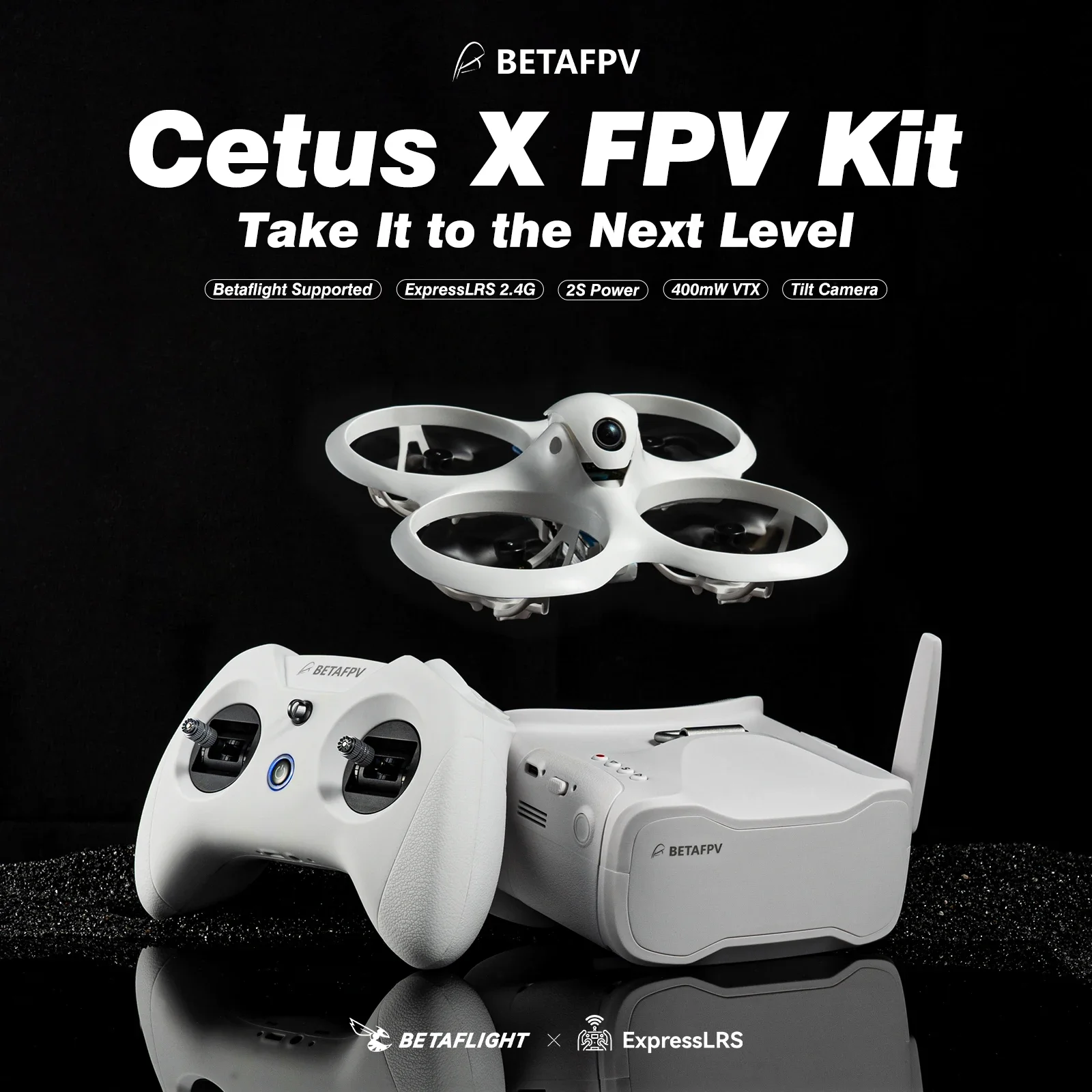 BETAFPV Cetus X Remote Racing Drone 3 Radio Transmitter VR03 FPV Goggles C04 RC Mini Drones Brushless FPV Quadcopter Helicopter 2