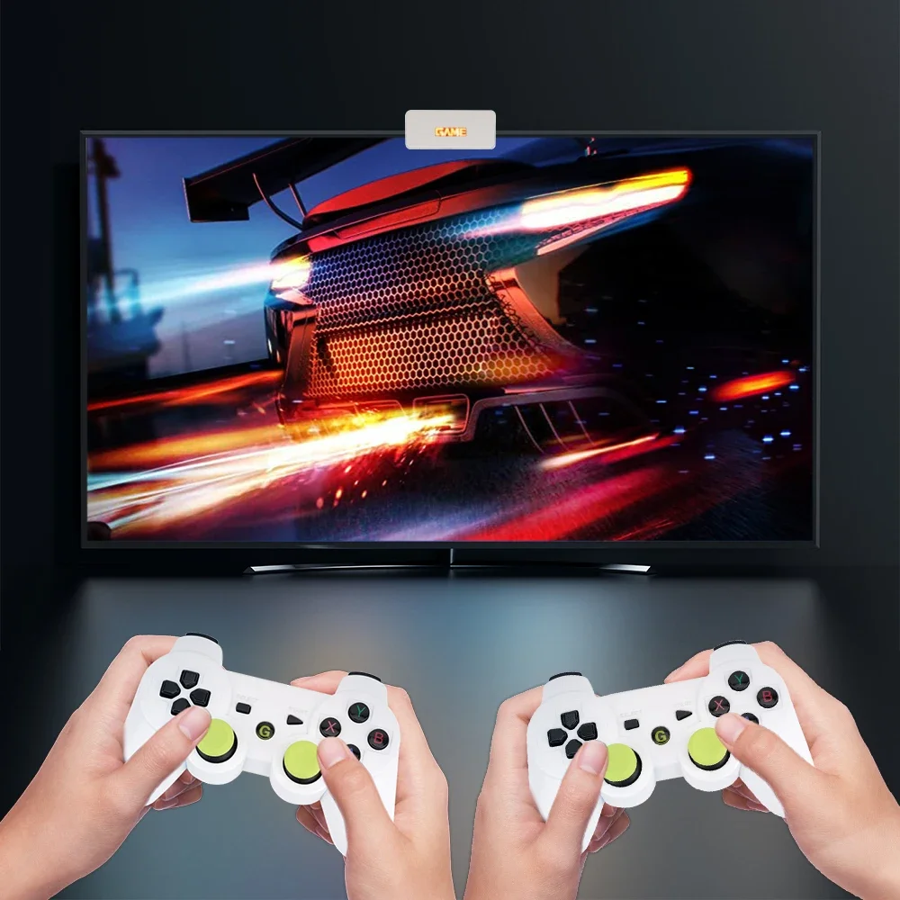 Y7 Video Game Console Linux System 64G/128G/256G Built 12000 Games Rechargeable Wireless Handle Video TV Game Stick Plug & Play Video Game Console,Game Console,Video Game Stick
