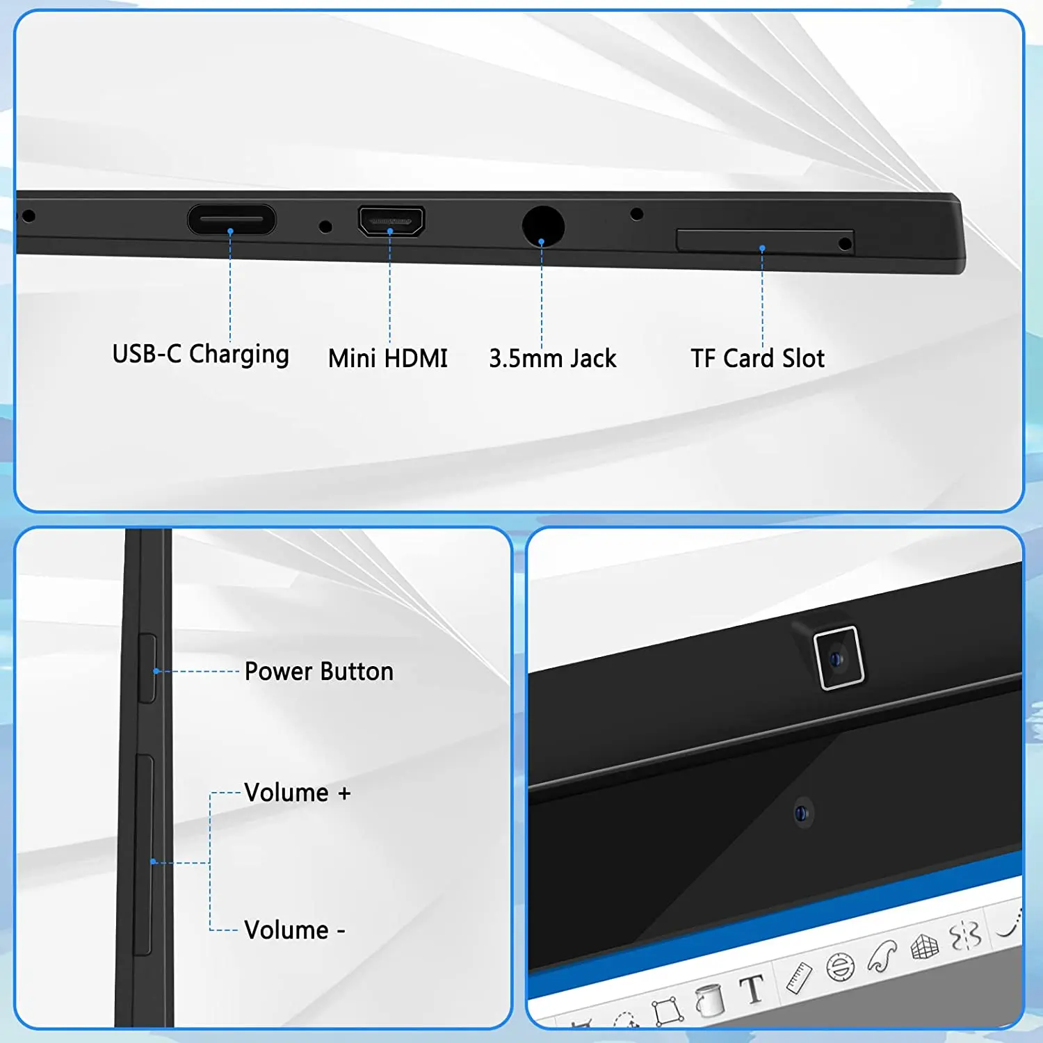 Frunsi Standalone Drawing Tablet Pad with Android 12 No
