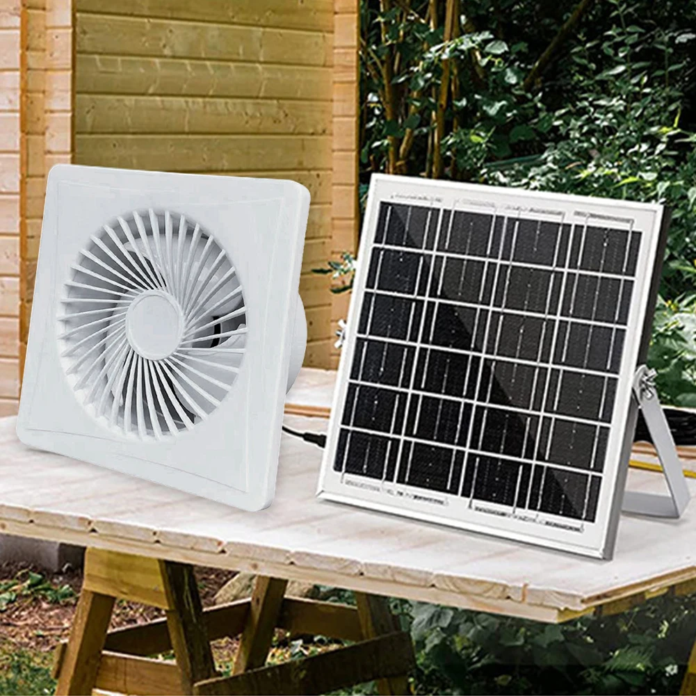 Solar 12V Air Vent Window Wall Fan Energy-saving Wall Mounted Vent Fans  Durable Extractor Fan Kitchen Bathroom Chicken/Duck Coop - AliExpress
