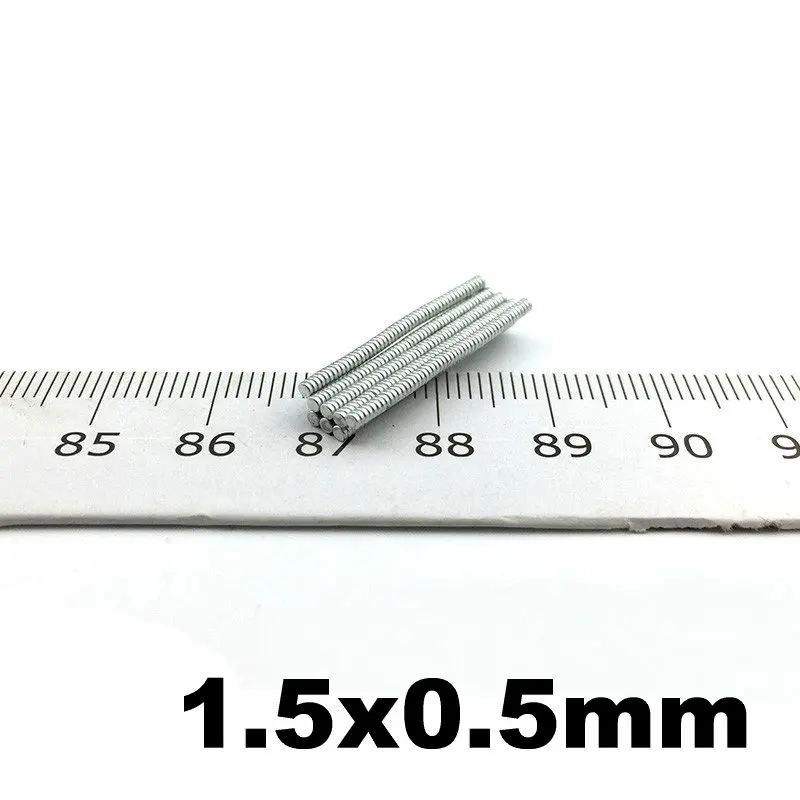 

0.5 Thin Magnet Diameter 1-10 Micro Disc Imanes De Neodinio Medical Neodymium Sensor Mini Metal Magnetic Stick 200pcs