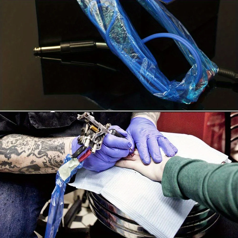 100Pcs Tattoo Clip Cord Covers Disposable Tattoo Clip Cord Sleeves Covers Supply Tattoo Machine Accessory  Protection Bags 5
