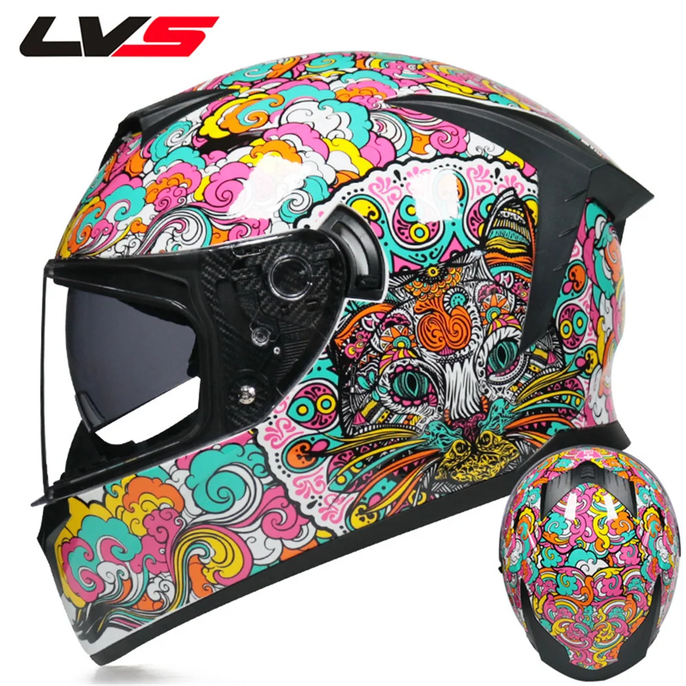 Casque de moto intégral Bluetooth pour hommes et femmes, lentille de  visière pour touristes, puzzles de