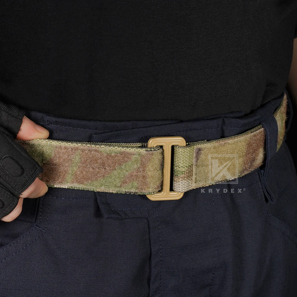 KRYDEX Taktische 1,5 "EDC Duty Gürtel Verdeckte Trage Basis Gürtel Haken & Schleife Innen Gürtel Männer Taille Gürtel Outdoor Jagd zubehör – Detail 12
