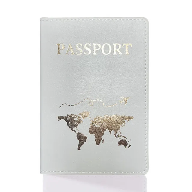 Elegant World Map Passport Holder – Stylish Travel Accessory & Ideal Wedding Gift