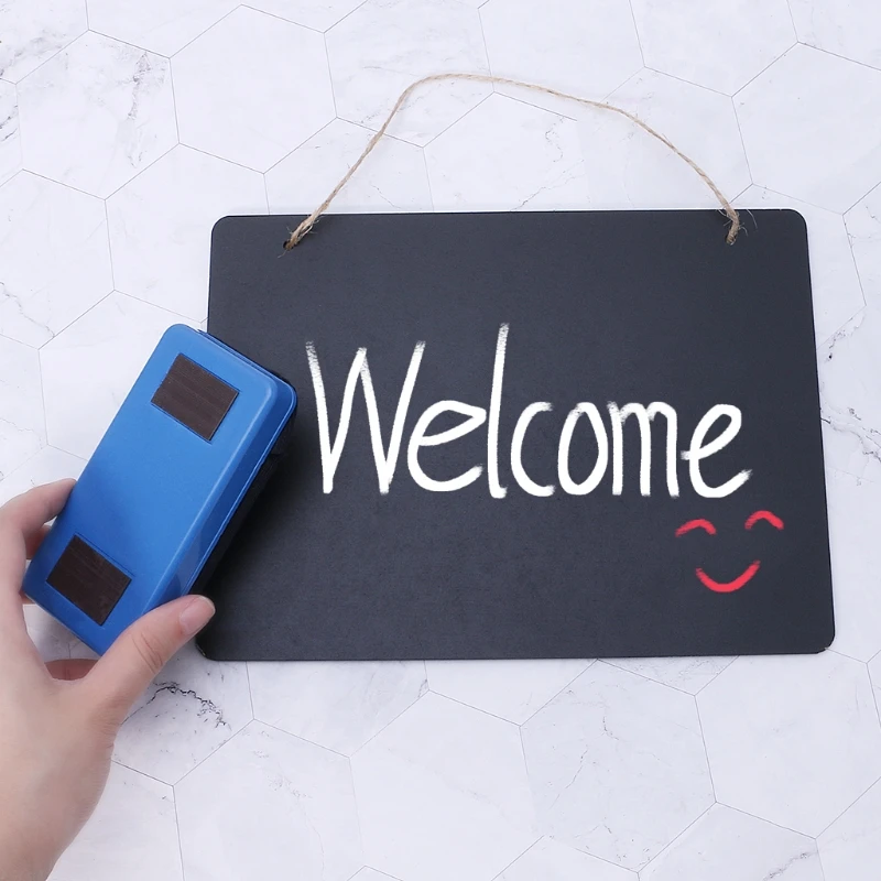Whiteboard Eraser with Thick Felt Bottom Surface Plastic Marker Cleaner Wipe School Stationery Supplies