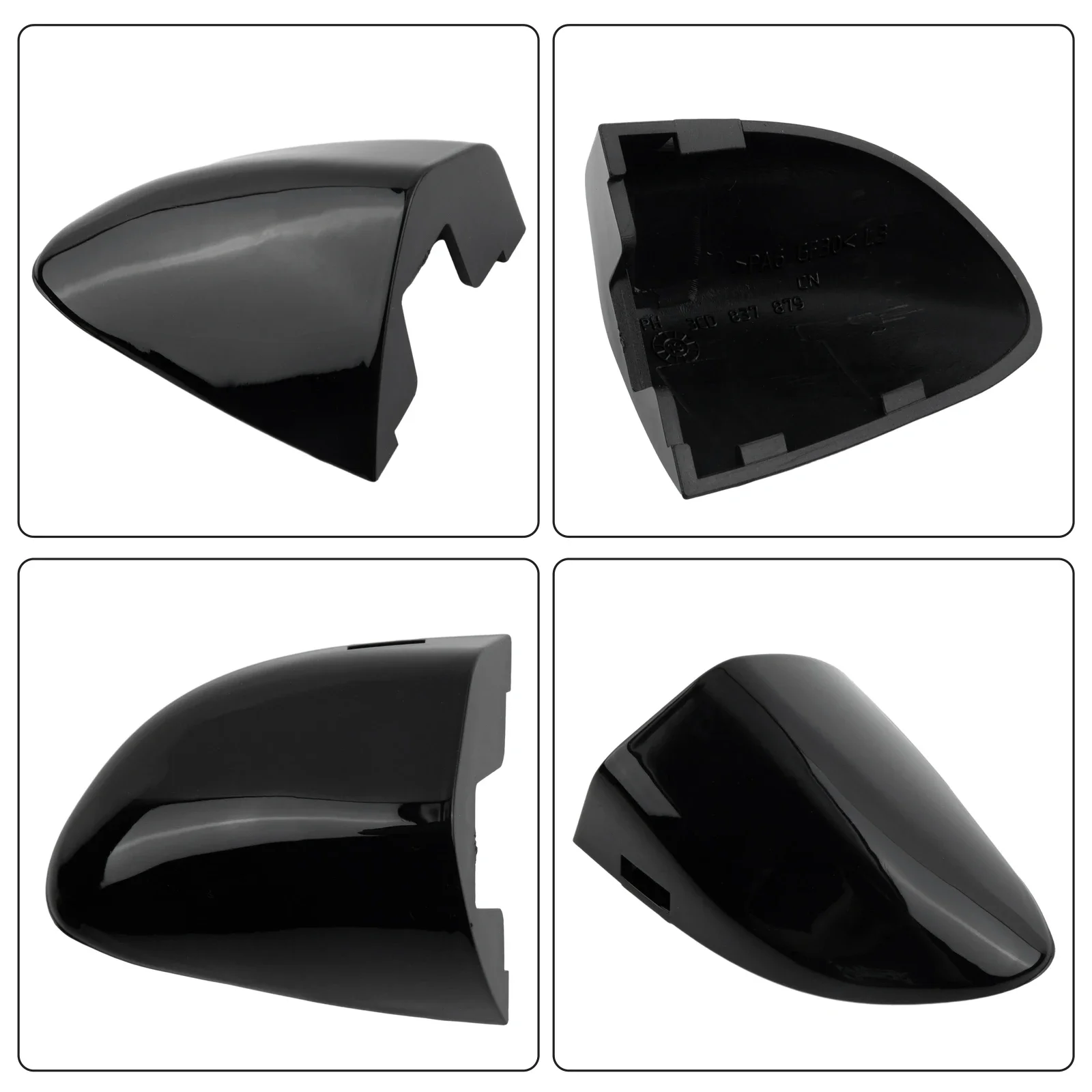 

Door Handle Cap Driver Side Exterior 1K8837879 3C0837879 3C0837880 ABS Durable For CC 2009-2017 For Passat 2006-2011