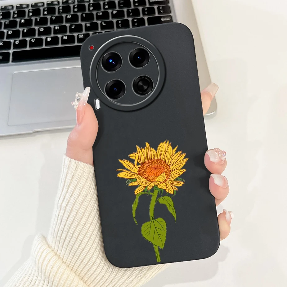 Stylish Sunflower Soft TPU Phone Case