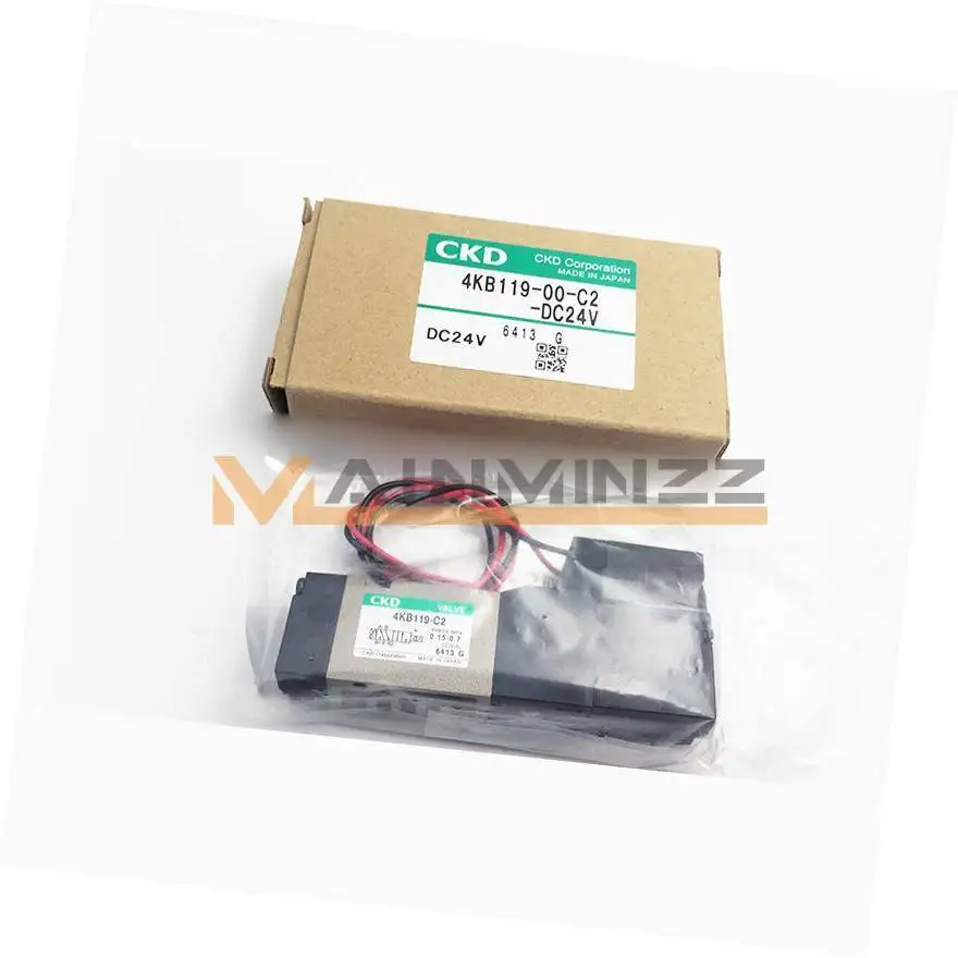 

1 шт., Соленоидный клапан CKD 4KB119-00-C2-DC24V, новый