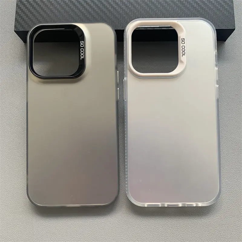 For iPhone 14 Pro Max Case iPhone 14 Plus Phone Case iPhone 14 Pro Cover iPhone 14 15 13 12 11 Metallic Aurora Skin Matte Cover — view 5