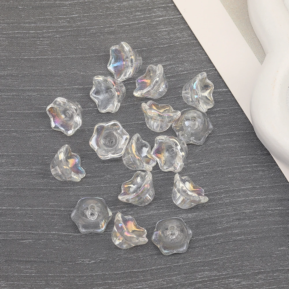 Cordial Design 7*11MM 500pcs DIY Crystal Beads/Flower Shape/Hand Made/Aurora Effect/Glass Beads/Jewelry Findings & Components - cordial