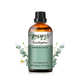 PHATOIL 30ml Pure Nature Essential Oils for Aromatherapy Humidifier Diffuser Perfume Aromatic Eucalyptus Vanilla Peppermint ROSE