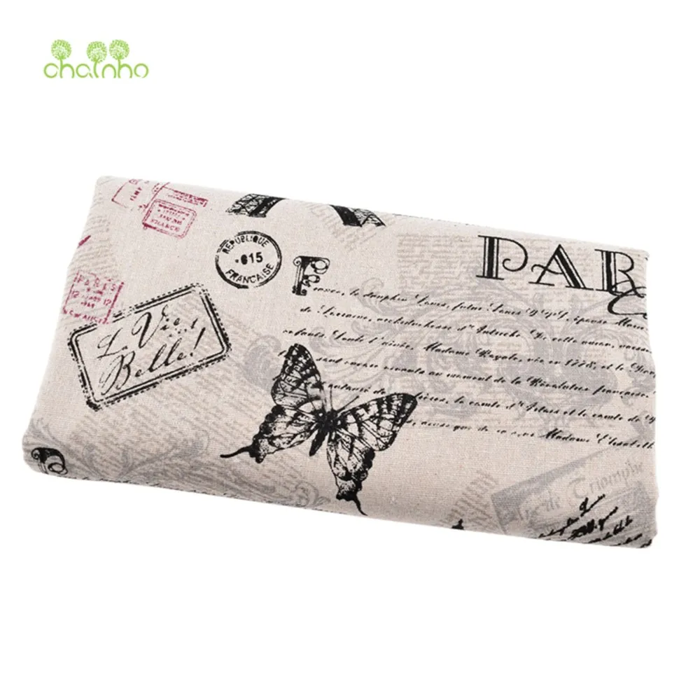 Printed Cotton Linen Fabric 2 Kinds Size cotton craft fabric,cotton fabric,craft fabric,fabric material