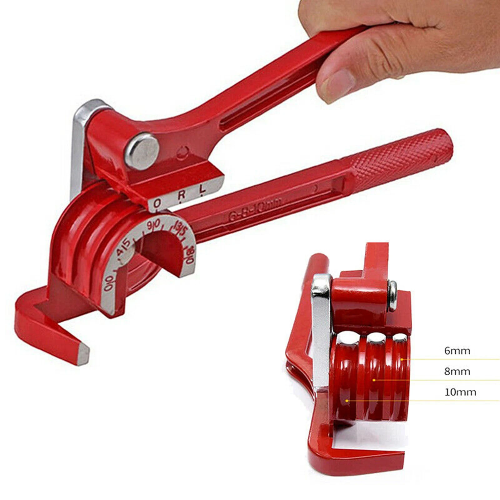 1/4" 5/16" 3/8" Brake Pipe Rolling Brass Copper Tube Pipe Manual