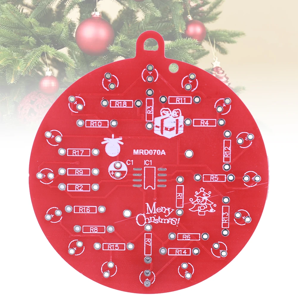 NE555 깜박이는 조명 납땜 연습 보드, LED 크리스마스 트리 장식, LED 조명, PCB 장식, 납땜 키트