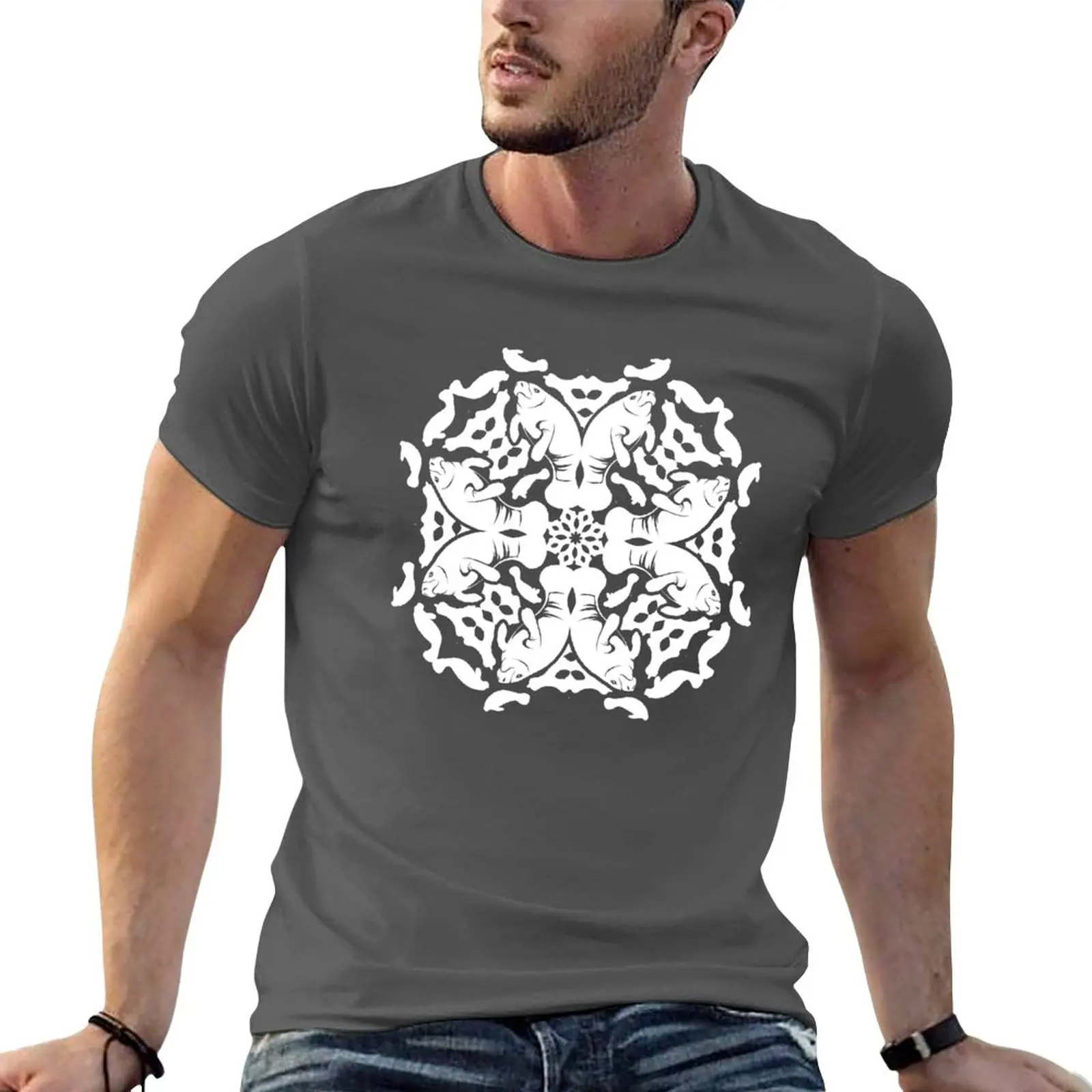 

New Manatee ZOOFLAKE T-Shirt boys white t shirts Short sleeve boys t shirts t shirts men