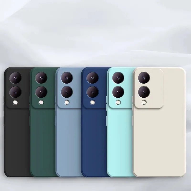 Ultra Thin Matte Solid Color Silicone Phone Case - Soft TPU Back Cover