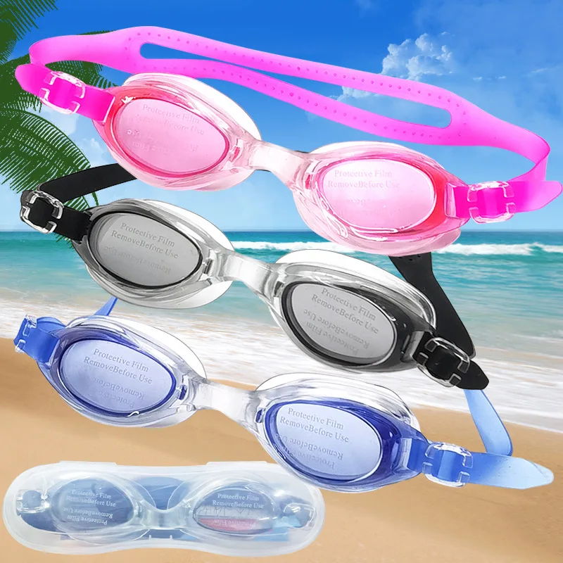 Lunettes de natation unisexes anti-buée haute définition waterproof - Boîtier individuel design ergonomique