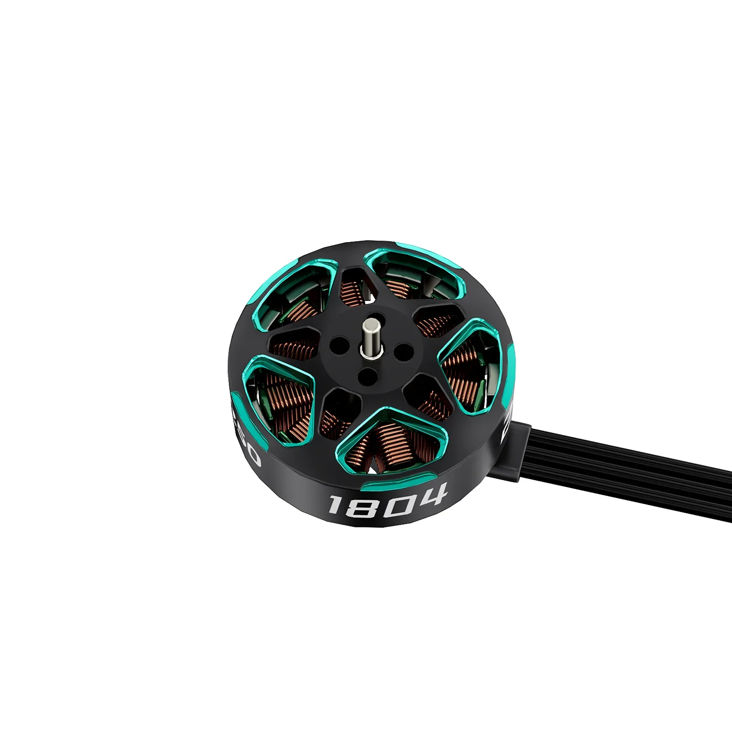 Moteurs FPV 1804 3450KV alignés, prêts à être installés sur un drone 3.5-5 pouces.