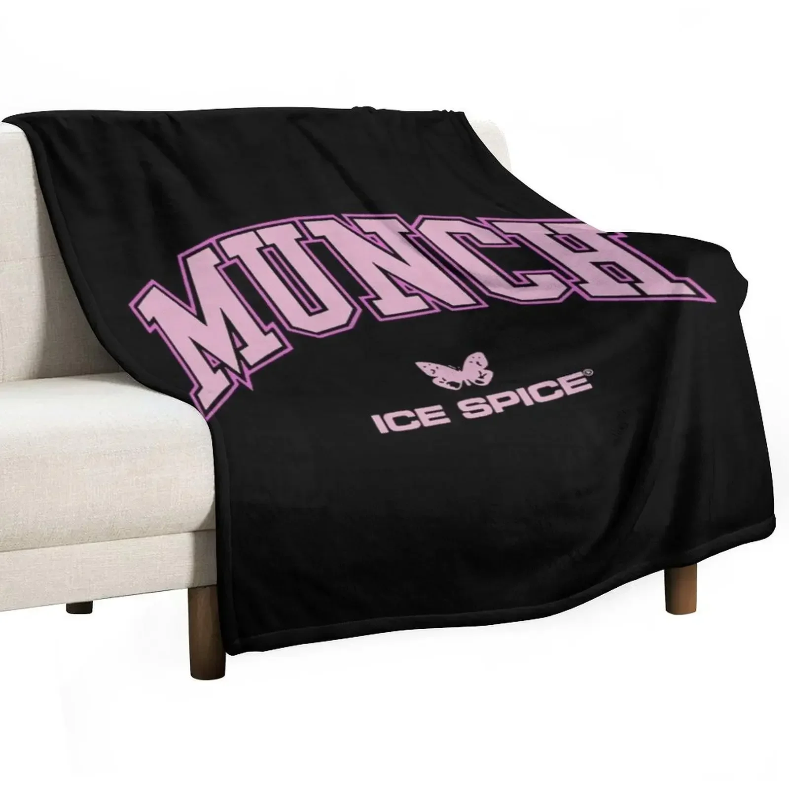 

MUNCH-ICE Throw Blanket Luxury Brand Polar Thins Picnic Blankets