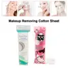 100p/Pack Disposable Makeup Remover Cotton For Cleaning Wet Application Three-dimensional Pearl Skin Friendly Round Cotton A8G5 2