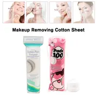 100p/Pack Disposable Makeup Remover Cotton For Cleaning Wet Application Three-dimensional Pearl Skin Friendly Round Cotton A8G5 2