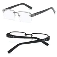 Lunettes de lecture demi-monture pour hommes et femmes, monture carrée, lunettes de presbytie, + 1.0 à + 4.0, mode 5